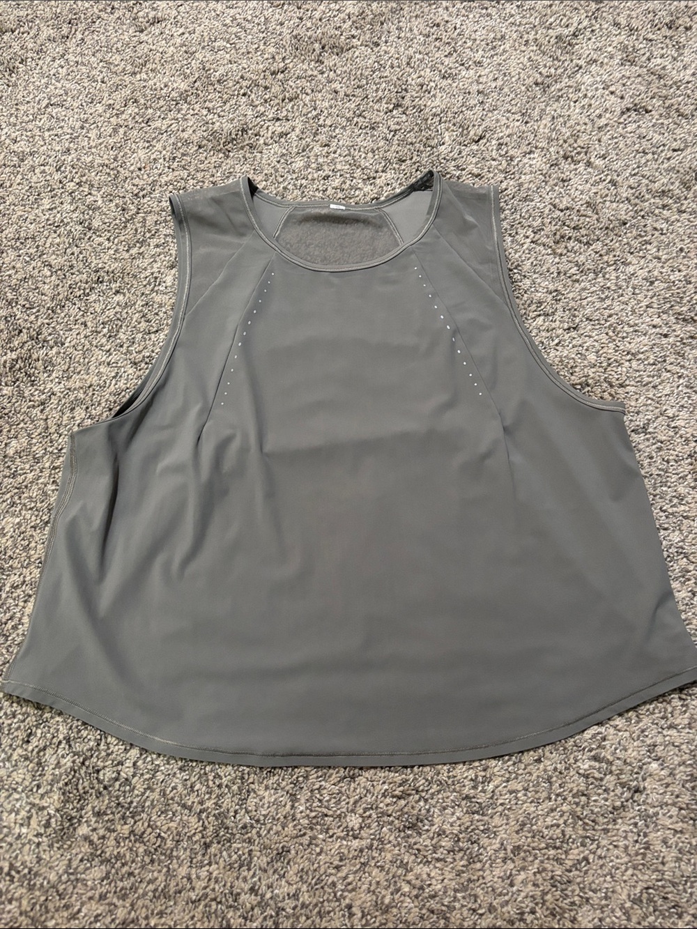 Lululemon Sculpt Cropped Tank Top size large